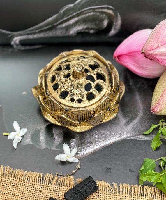 athepoo Lotus incense holder (4"x4"x2.2" )