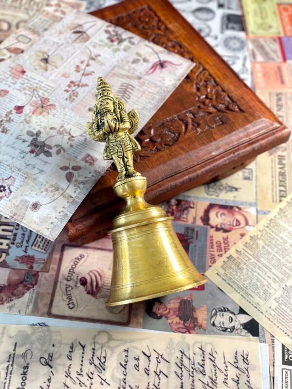 athepoo-Hanuman Garuda Bell (2.7"x2.7"x6.4")