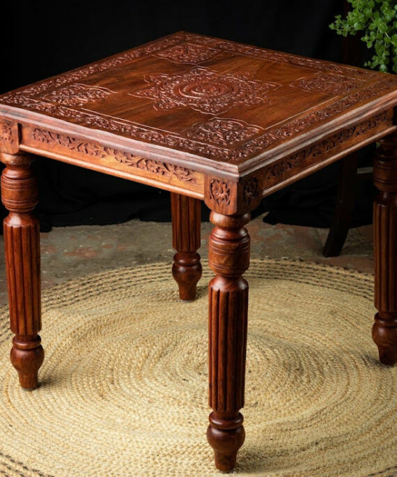 athepoo- A brown colour wooden table