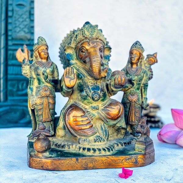 Athepoo- Lord Ganesh (12"x6.5"x11")