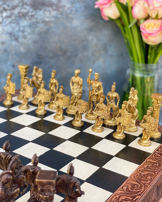 athepoo Wooden Chess board (15"x15"x6")